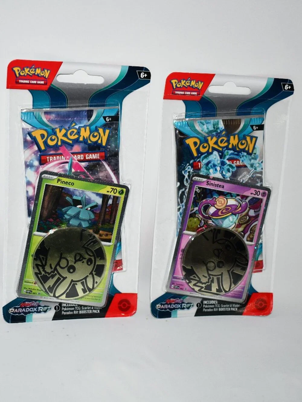 Pokemon TCG Scarlet & Violet Checklane Blister Spidops Promo 2 Booster Packs NWT